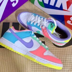 🍿🌭Nike Dunk Low “Rainbow Pop” – Vibrant & Playful